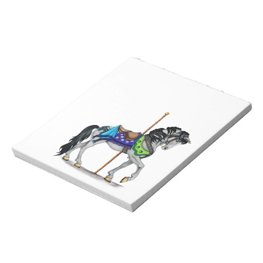 Carousel Horse Notitieblok (Linkerzijde)