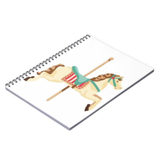 Carousel Horse Notitieboek (Linkerzijde)