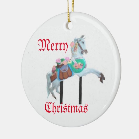 CAROUSEL HORSE ORNAMENT (Links)