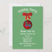 Carousel Horse Ornament Christmas Holiday Kaart (Voorkant)