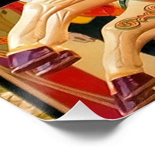 CAROUSEL HORSE PERFECT POSTER (Hoek)