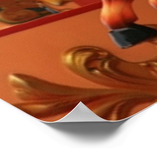 Carousel Horse Poster (Hoek)