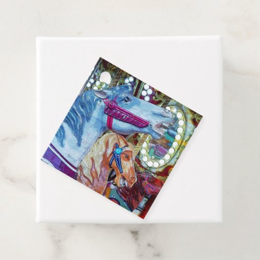 Carousel Horse Race Bedankjes Labels (In situ)