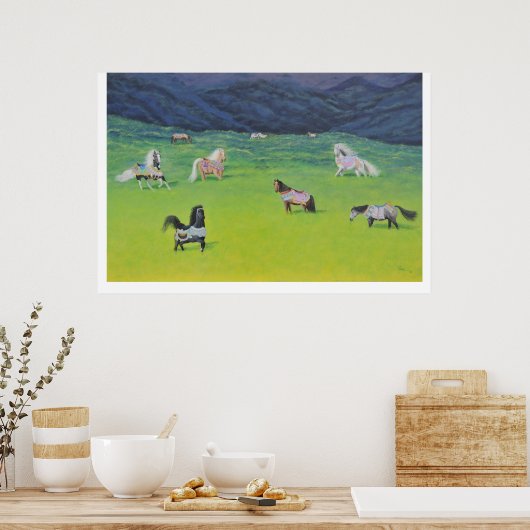 Carousel Horse Retirement Poster (Keuken)