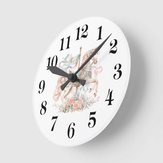 Carousel Horse Ronde Klok (Hoek)