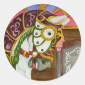 Carousel Horse Sticker (Voorkant)