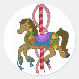 Carousel Horse Sticker