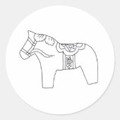 Carousel Horse Sticker (Voorkant)