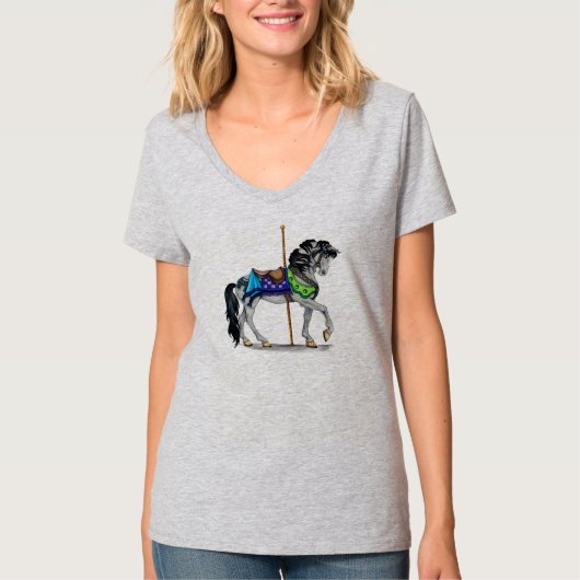 Carousel Horse T-shirt (Voorkant)