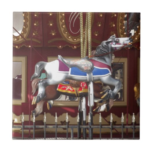 Carousel Horse Tegeltje (Voorkant)