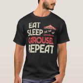 Carousel Horse Tornado Carnival T-shirt (Voorkant)