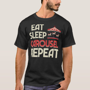 Carousel Horse Tornado Carnival T-shirt