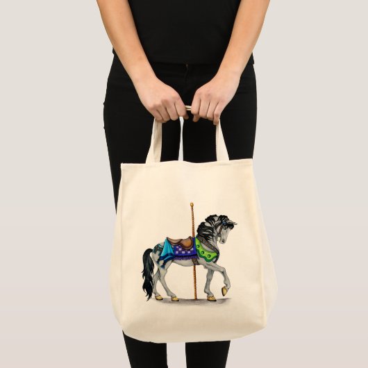 Carousel Horse Tote Bag (Voorkant (product))