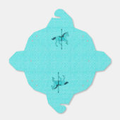 Carousel Horse - Turquoise en Aqua Bedankdoosjes (Uitgevouwen)