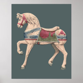 Carousel Horse van Henry Murphy Poster