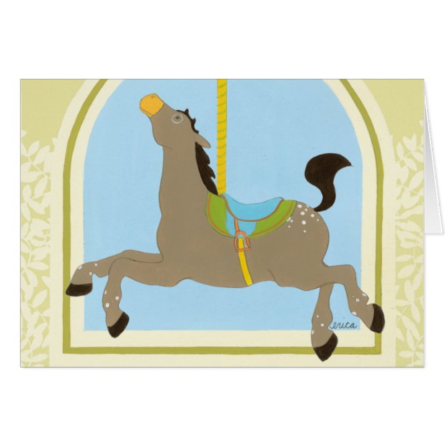 Carousel Horse van June Erica Vess (Voorkant Horizontaal)