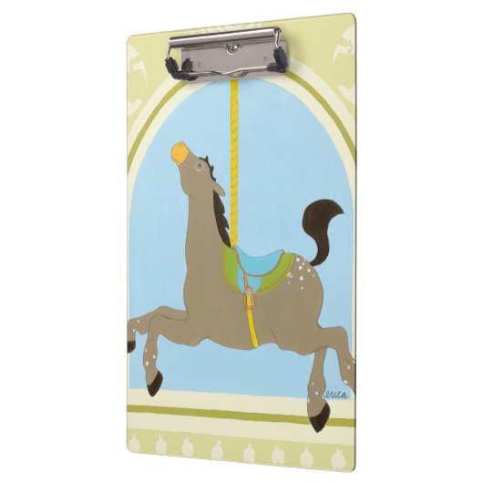 Carousel Horse van June Erica Vess Klembord (Links)