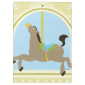 Carousel Horse van June Erica Vess Klembord (Achterkant)