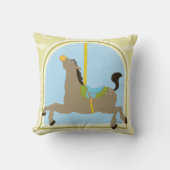 Carousel Horse van June Erica Vess Kussen (Voorkant)