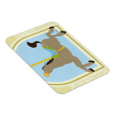 Carousel Horse van June Erica Vess Magneet (Rechterzijde)