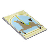 Carousel Horse van June Erica Vess Notitieboek (Rechterzijde)