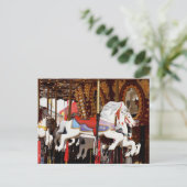 Carousel Horses Briefkaart (Staand voorkant)