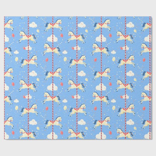 Carousel Horses Cadeaupapier (Vlak)