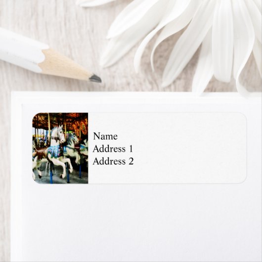 Carousel Horses Etiket (Insitu)