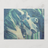 Carousel Horses Flashback to Summer Days Briefkaart (Voorkant)