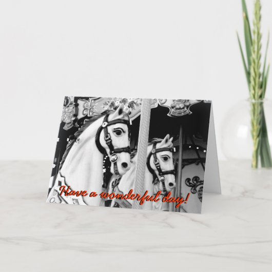 Carousel Horses Kaart (Voorkant)