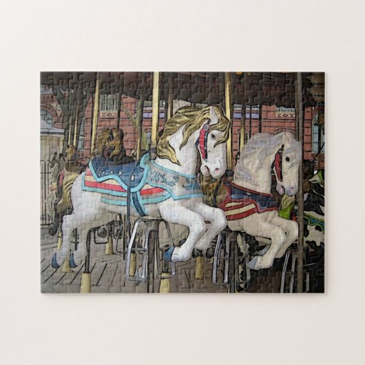 Carousel Horses Legpuzzel (Horizontaal)