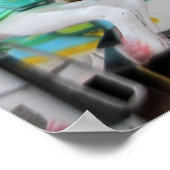 Carousel Horses Poster (Hoek)