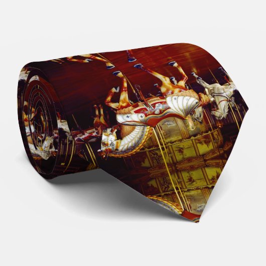Carousel Horses Stropdas (Opgerold)