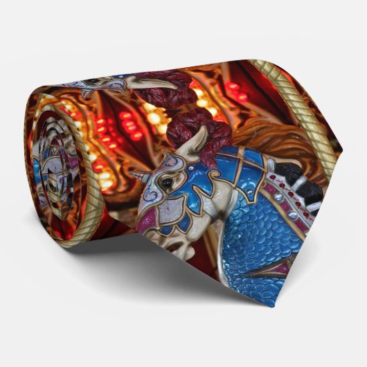 Carousel Horses Stropdas (Opgerold)