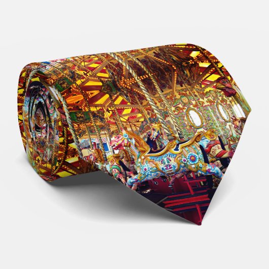 Carousel Horses Stropdas (Opgerold)