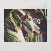 Carousel Horses Summer Days at the Fair Briefkaart (Voorkant)