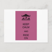Carousel Keep Calm Briefkaart (Voorkant)