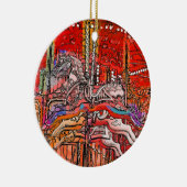 CAROUSEL KERAMISCH ORNAMENT (Rechts)