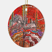 CAROUSEL KERAMISCH ORNAMENT (Links)