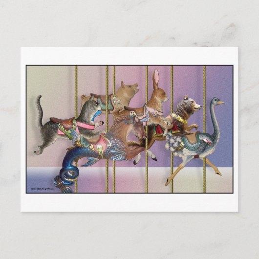 Carousel Menagerie.jpg Briefkaart (Voorkant)