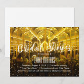 Carousel Merry Go Round String Light Vrijgezellenf Kaart (Voorkant / Achterkant)