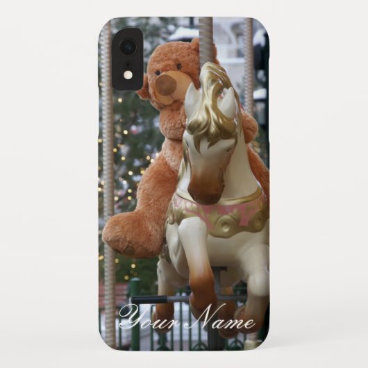 Carousel met Teddy Bear Case-Mate iPhone Case (Achterkant)