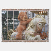 Carousel met Teddy Bear Deken (Voorkant)