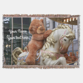 Carousel met Teddy Bear Deken
