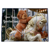 Carousel met Teddy Bear Groot Cadeauzakje (Voorkant)