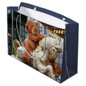 Carousel met Teddy Bear Groot Cadeauzakje (Achterkant Gekanteld)