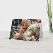 Carousel met Teddy Bear Kaart (Voorkant)