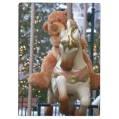 Carousel met Teddy Bear Klembord (Achterkant)