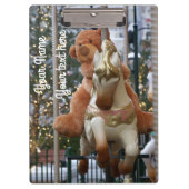 Carousel met Teddy Bear Klembord (Voorkant)