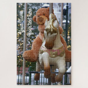 Carousel met Teddy Bear Legpuzzel